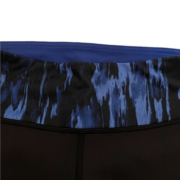 Lululemon wunder under III reversible leggings back blue size 6 gym cropped pant - Picture 3 of 9